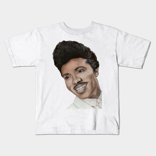 Little Richard Kids T-Shirt by paulnelsonesch